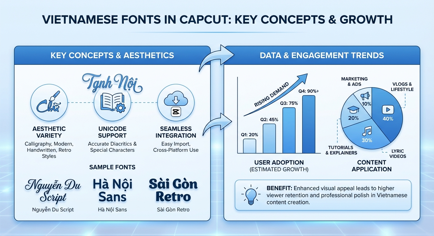 font chữ capcut tiếng việt đẹp - illustration 1