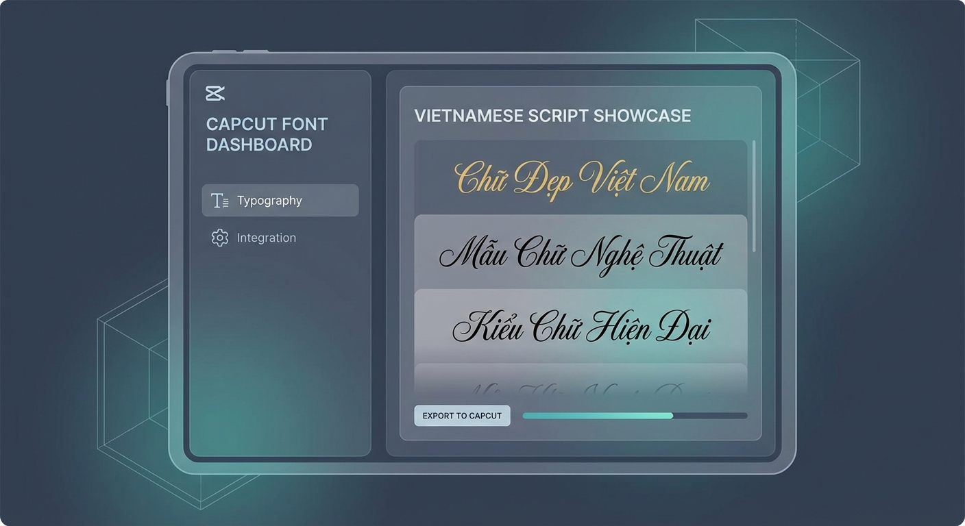 font chữ capcut tiếng việt đẹp - illustration 3