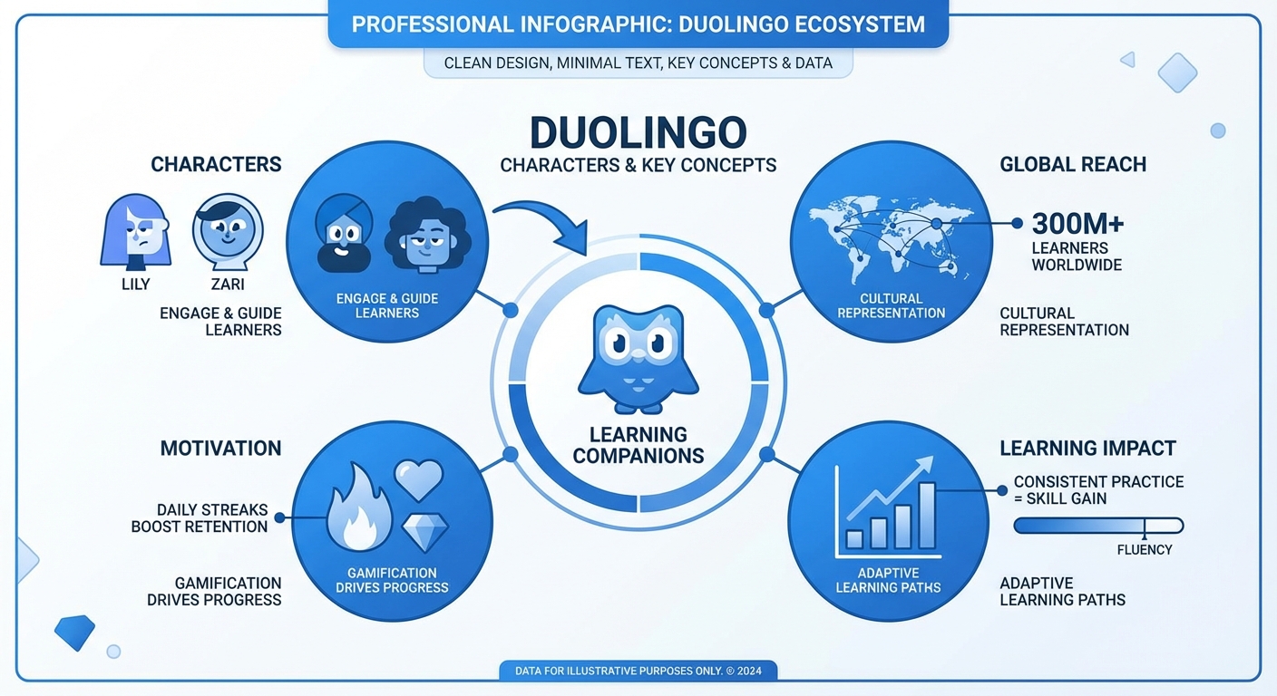 các nhân vật trong duolingo - illustration 1