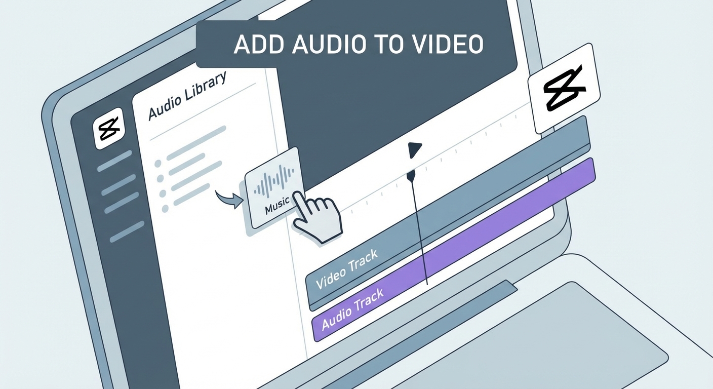 cách chèn âm thanh vào video capcut - illustration 3