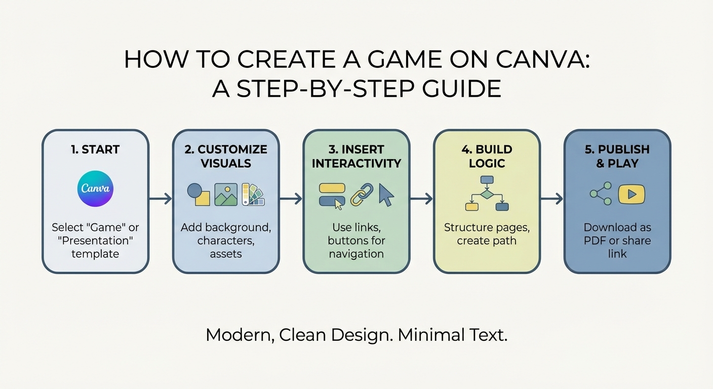 cách tạo trò chơi trên canva - illustration 2