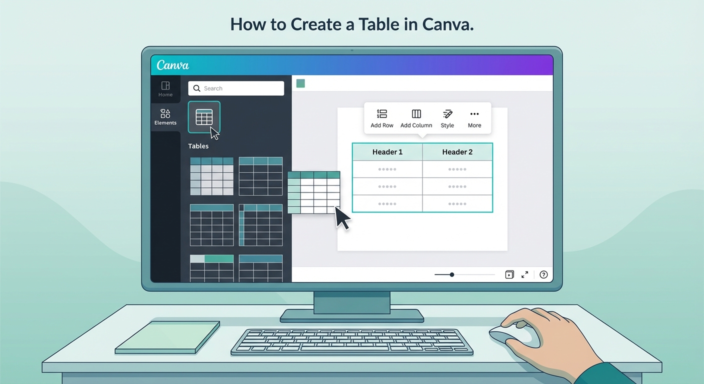 cách tạo bảng trong canva - illustration 3