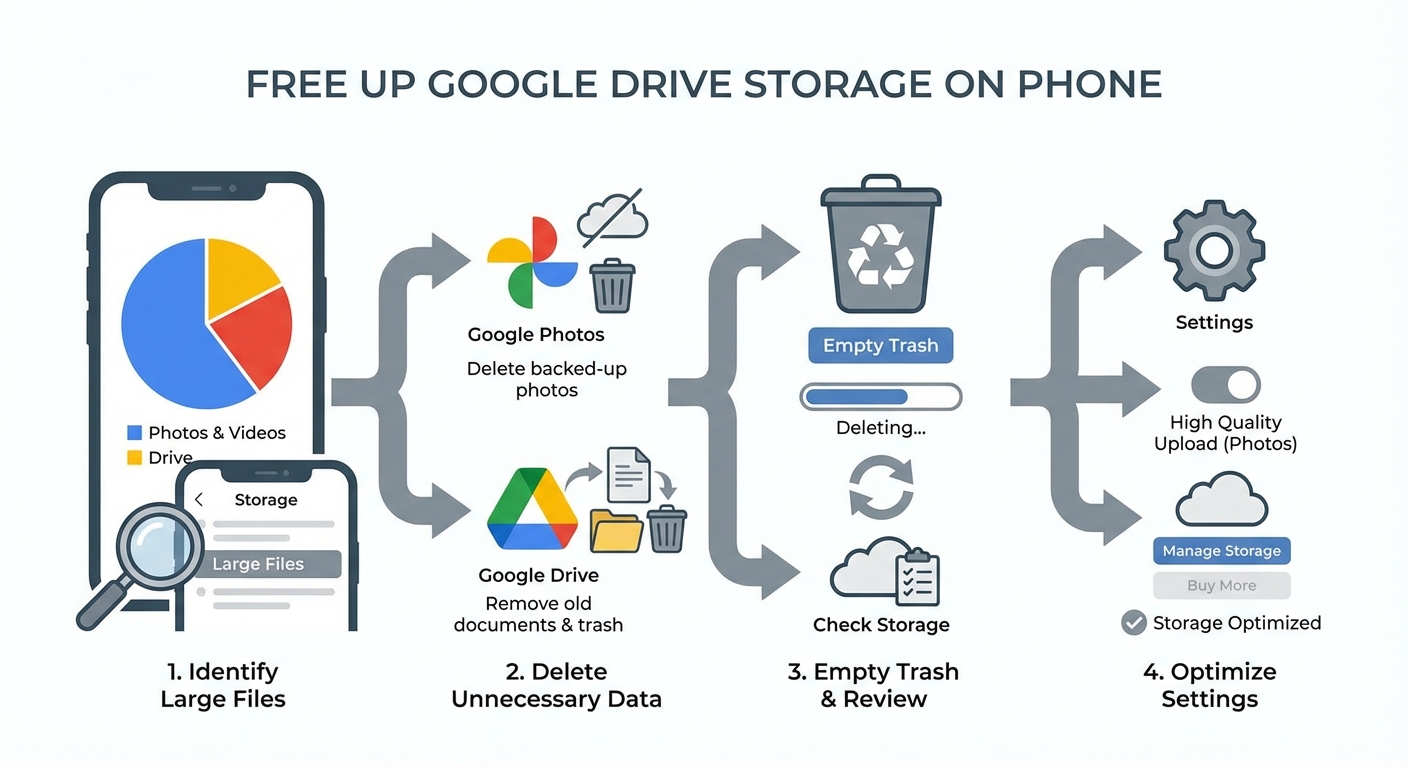 cách giải phóng dung lượng google drive trên điện thoại - illustration 2