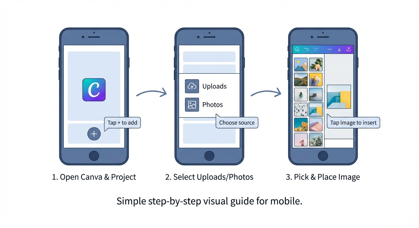 cách chèn ảnh vào canva trên điện thoại - illustration 2