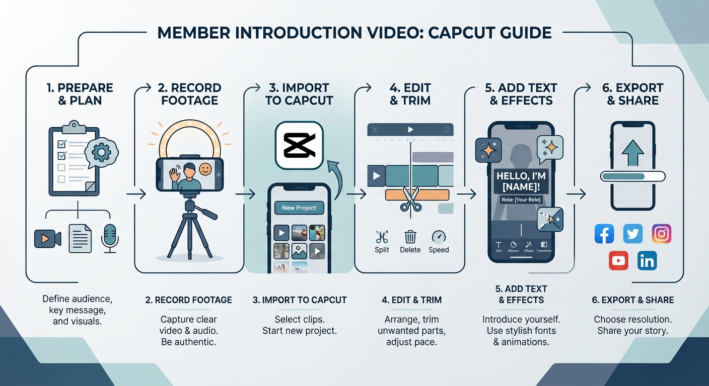 cách làm video giới thiệu thành viên trên capcut - illustration 2
