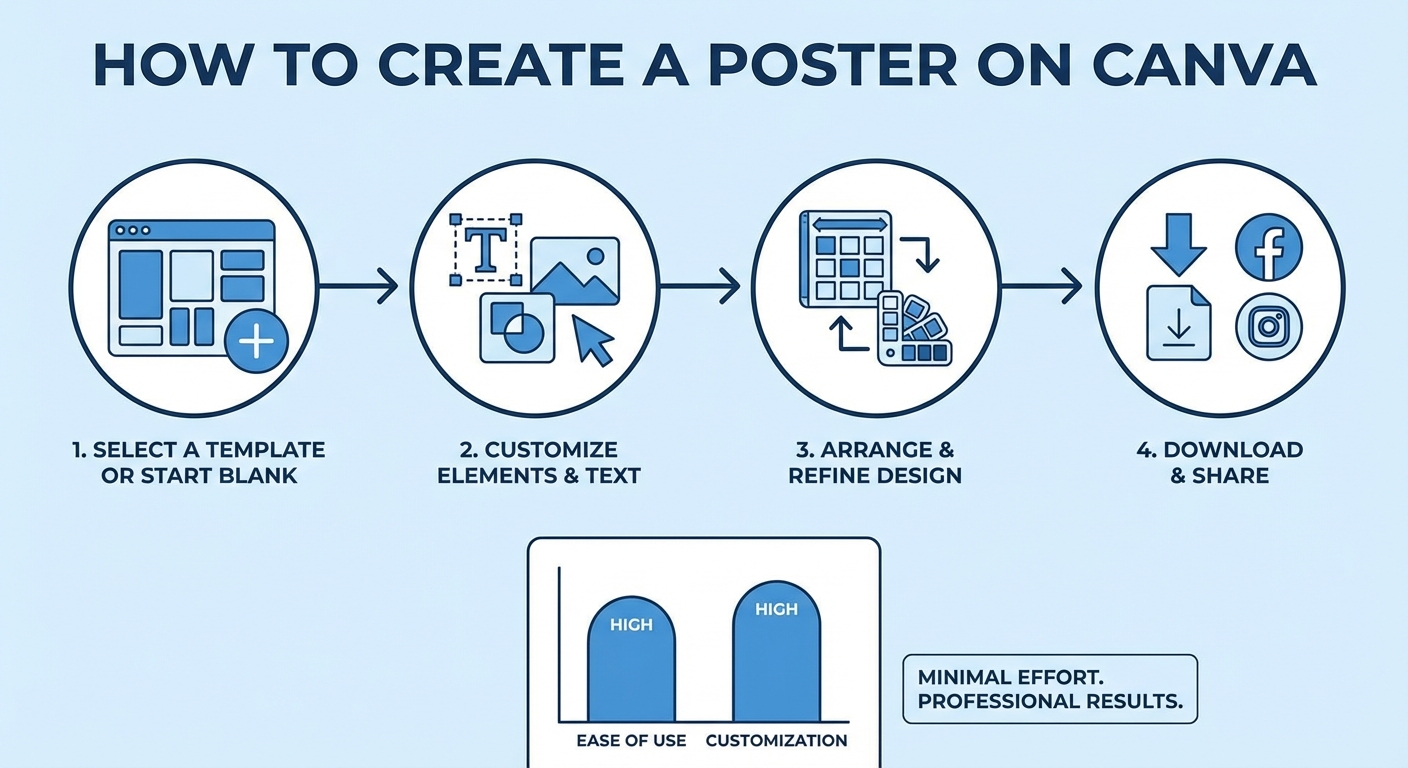 cách làm poster trên canva - illustration 1