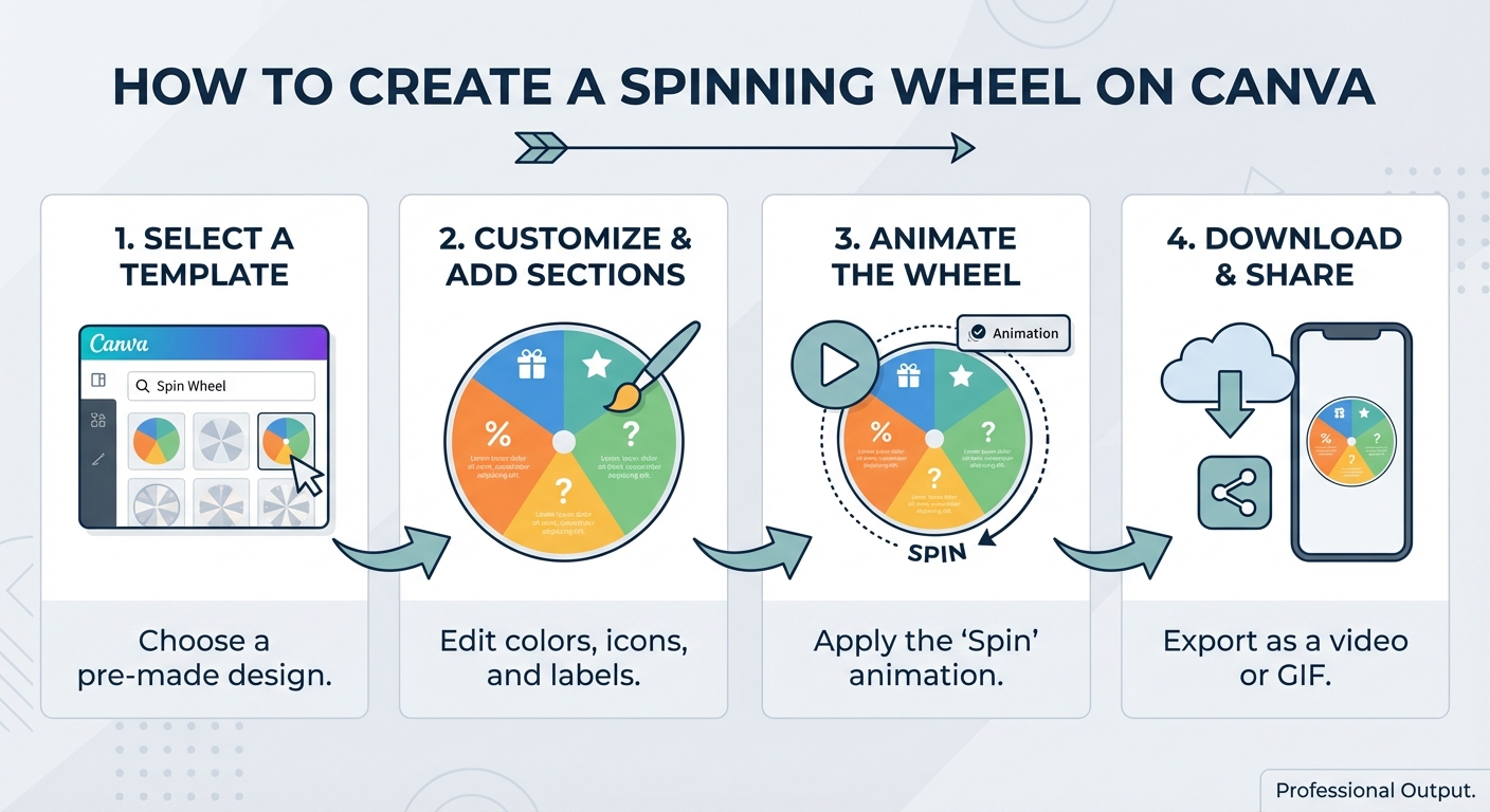 cách làm vòng quay may mắn trên canva - illustration 2