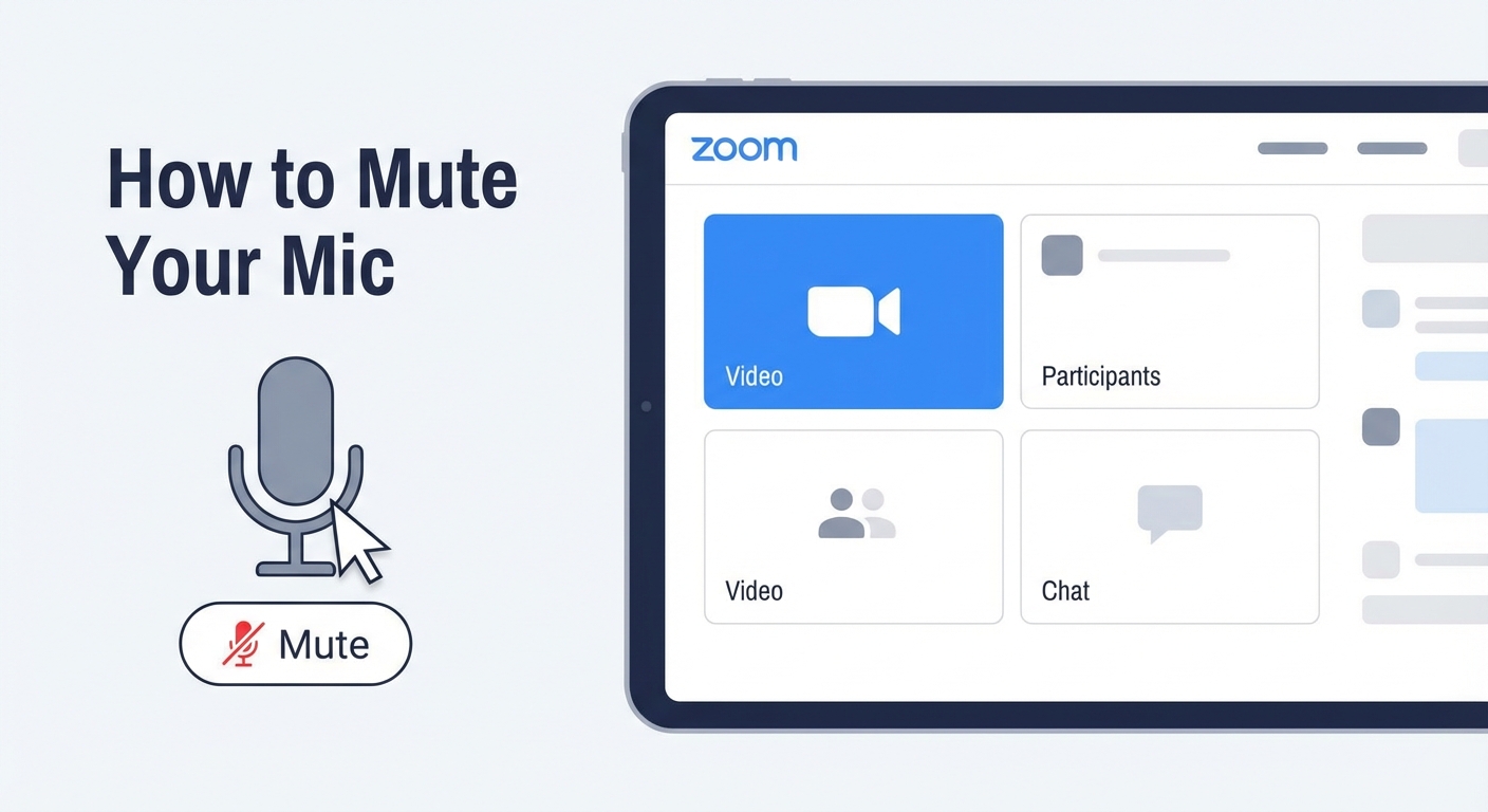 cách tắt mic trên zoom - illustration 3