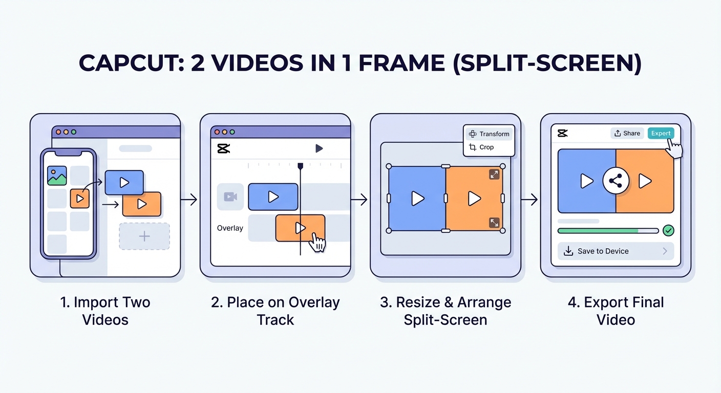 cách ghép 2 video vào 1 khung hình trên capcut - illustration 2