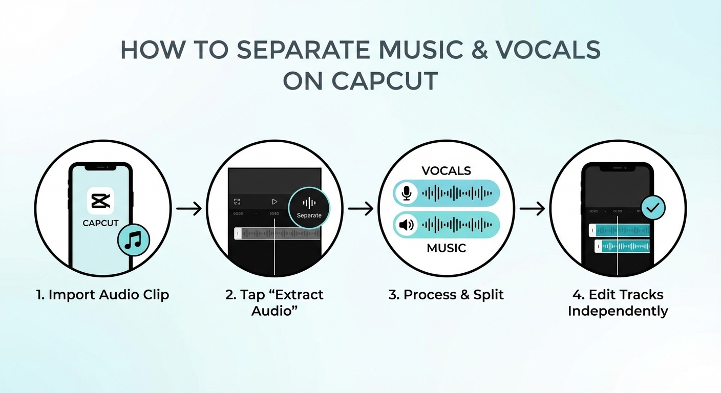 cách tách nhạc và lời trên capcut - illustration 2