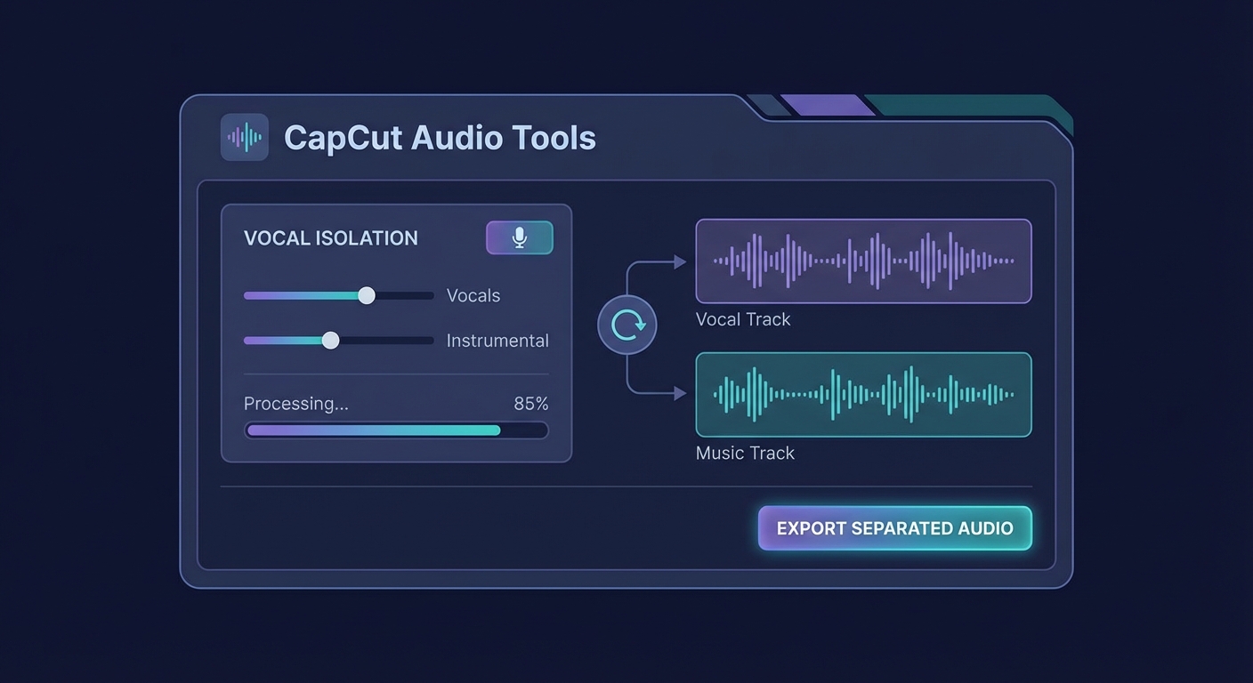 cách tách nhạc và lời trên capcut - illustration 3