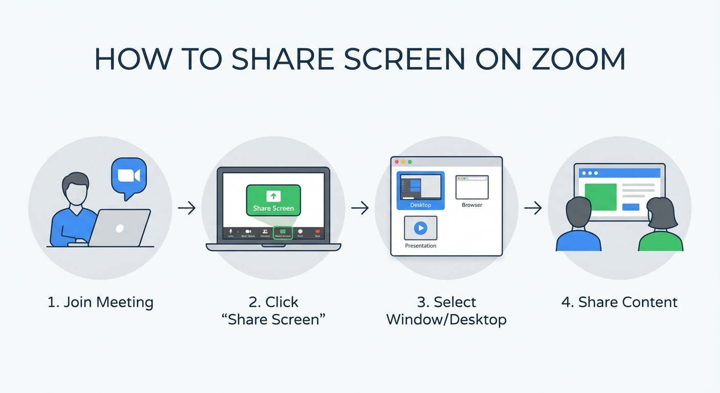 cách chia sẻ màn hình trên zoom - illustration 2