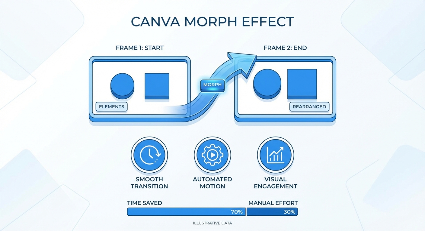 hiệu ứng morph trong canva - illustration 1