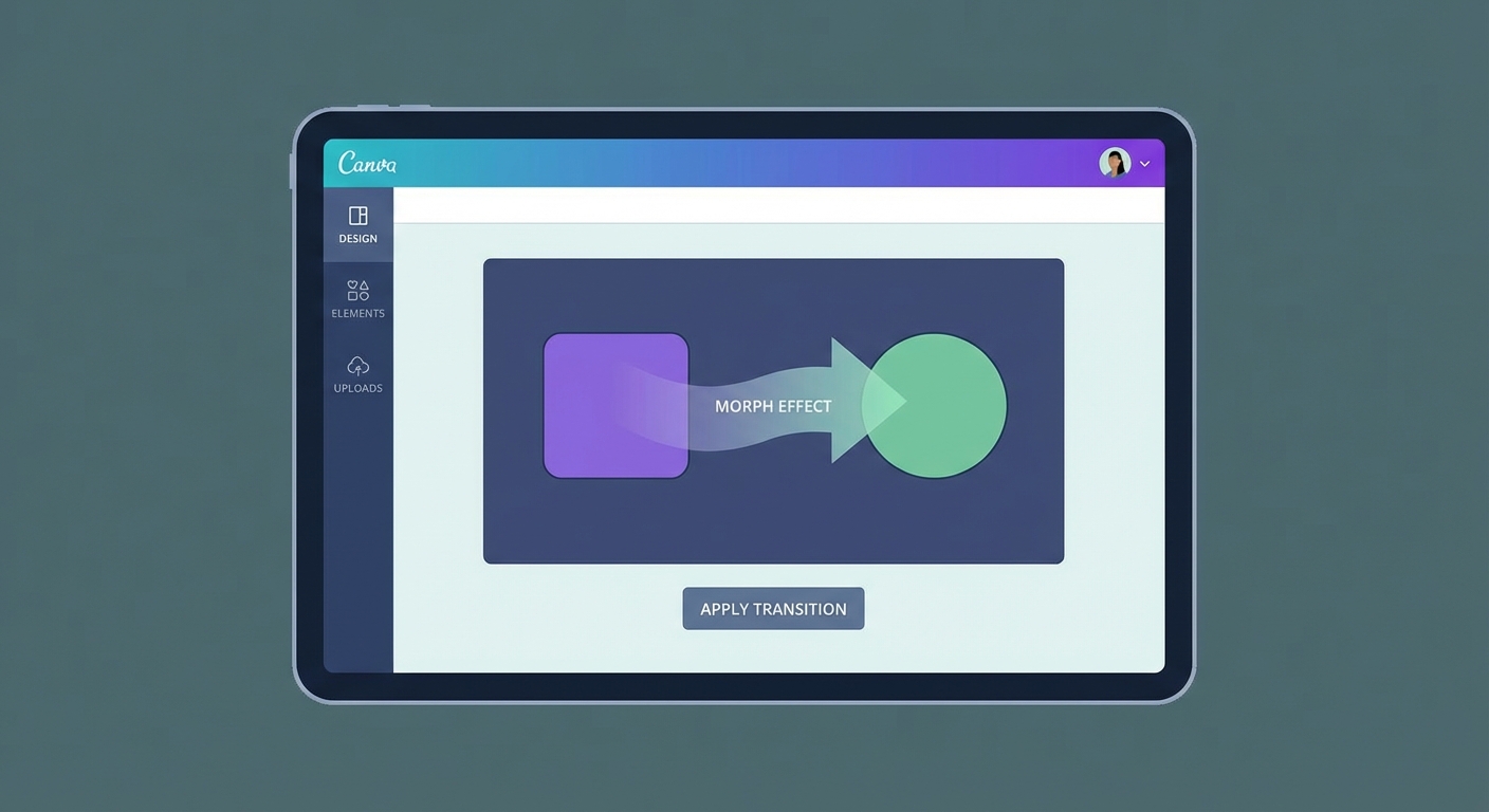 hiệu ứng morph trong canva - illustration 3