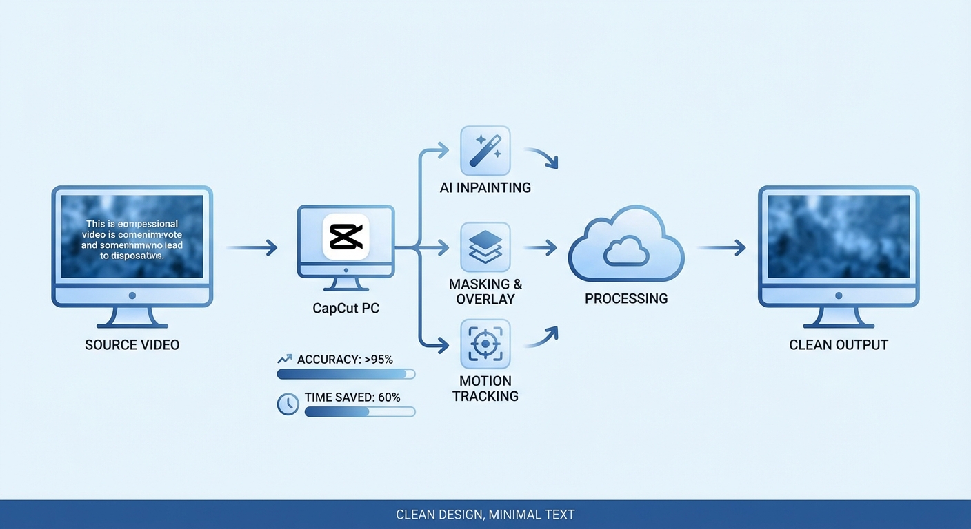 xóa chữ trên video bằng capcut pc - illustration 1