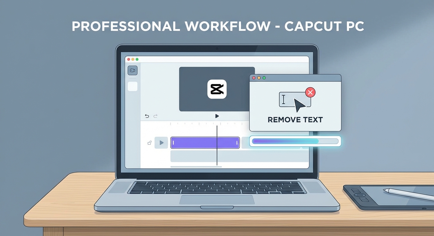 xóa chữ trên video bằng capcut pc - illustration 3