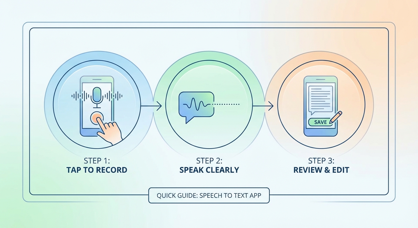 app chuyển giọng nói thành văn bản - illustration 1
