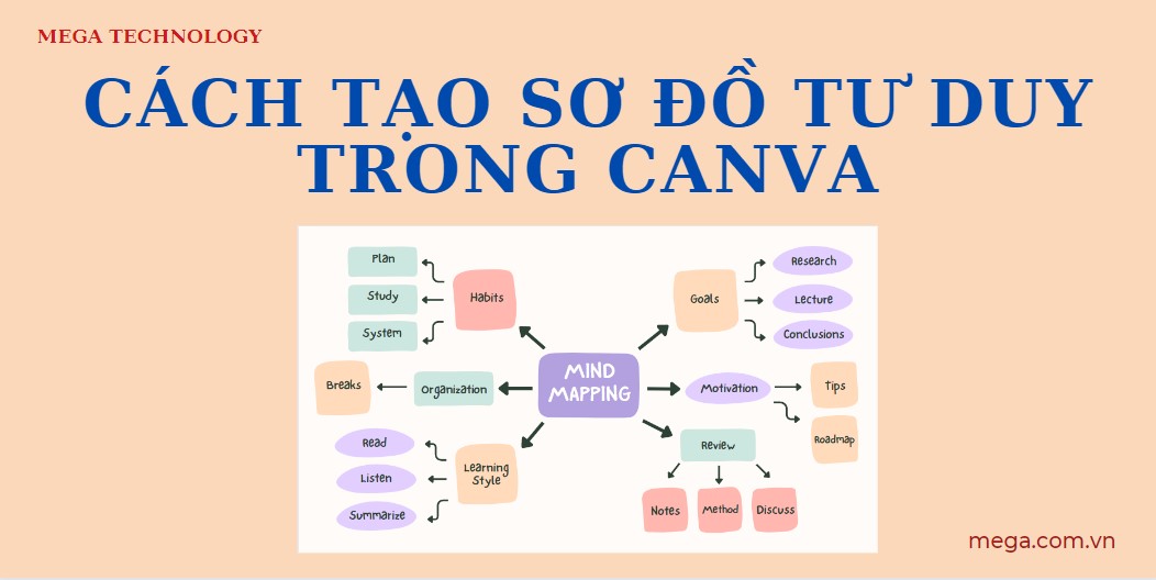 mẫu sơ đồ tư duy canva - reference image