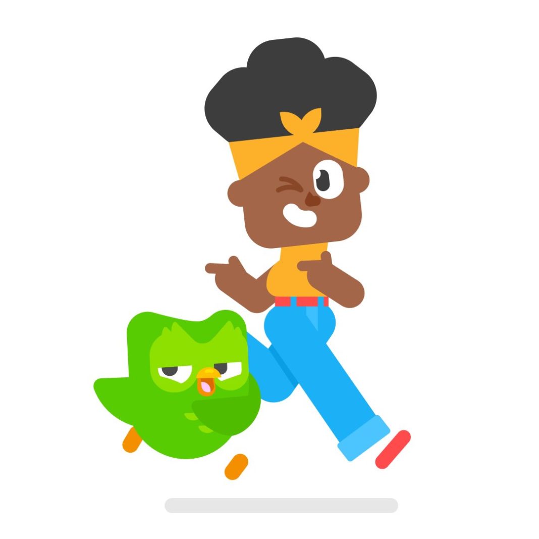 các nhân vật trong duolingo - reference image