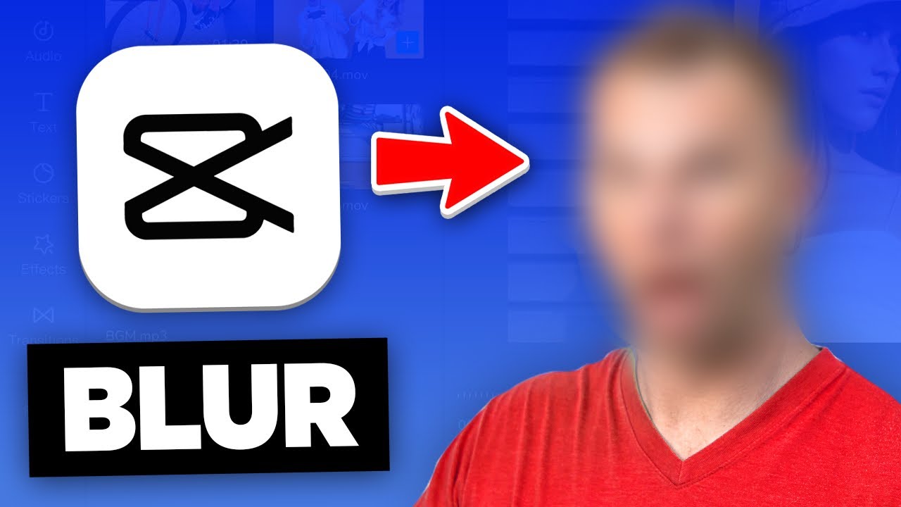 cách làm mờ mặt trên capcut - reference image