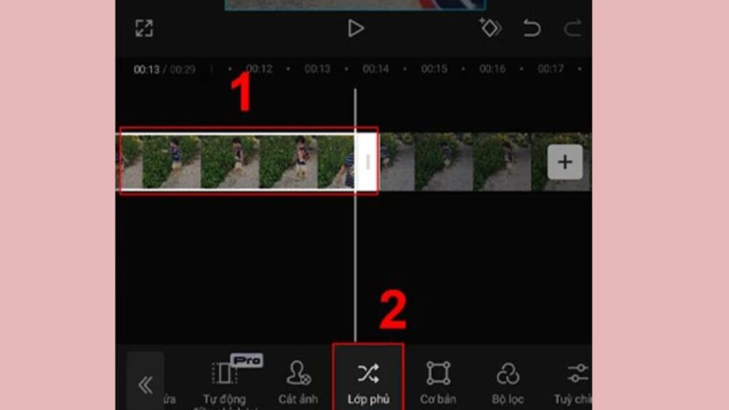 cách làm mờ mặt trên capcut - reference image