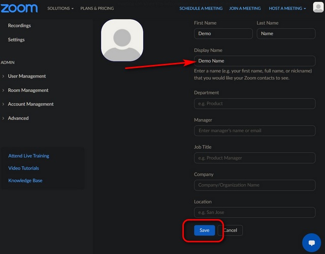cách đổi tên trên zoom trên máy tính - reference image