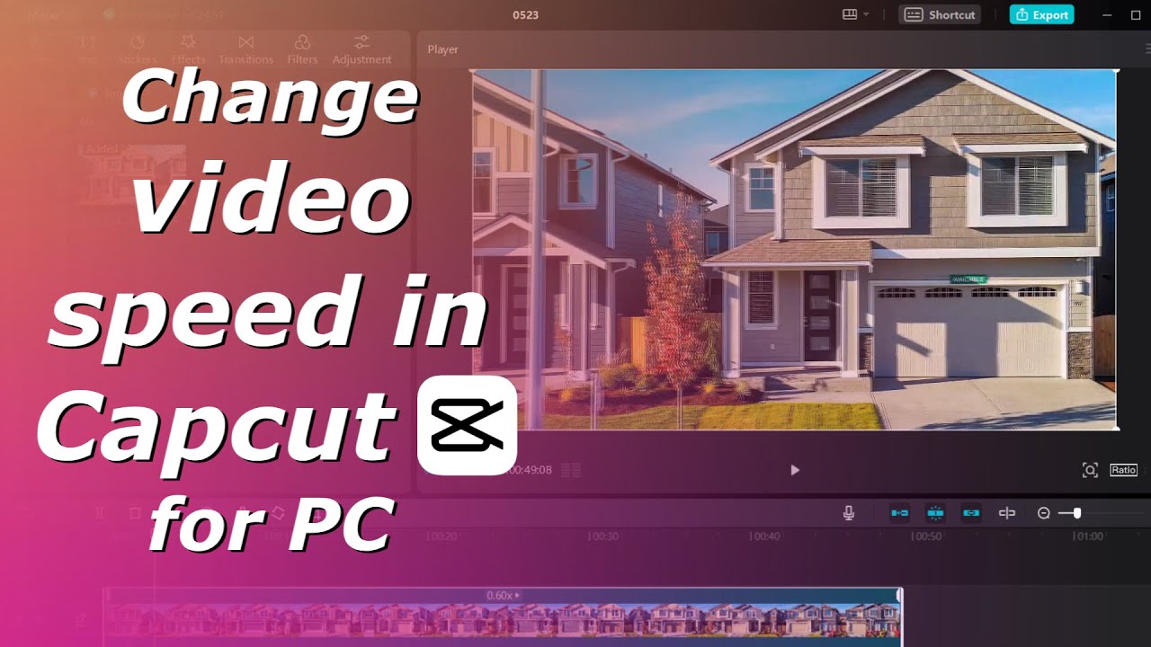 cách chỉnh tốc độ video trên capcut máy tính - reference image