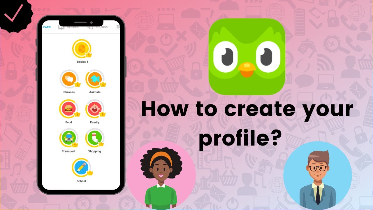 cách tạo hồ sơ trên duolingo trên điện thoại - reference image
