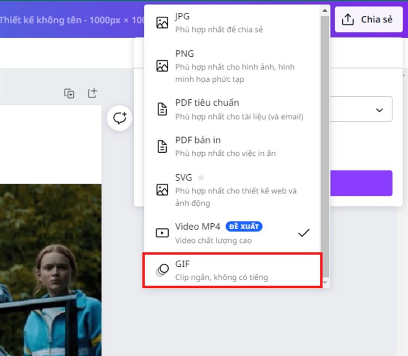 cách tạo ảnh động trên canva - reference image