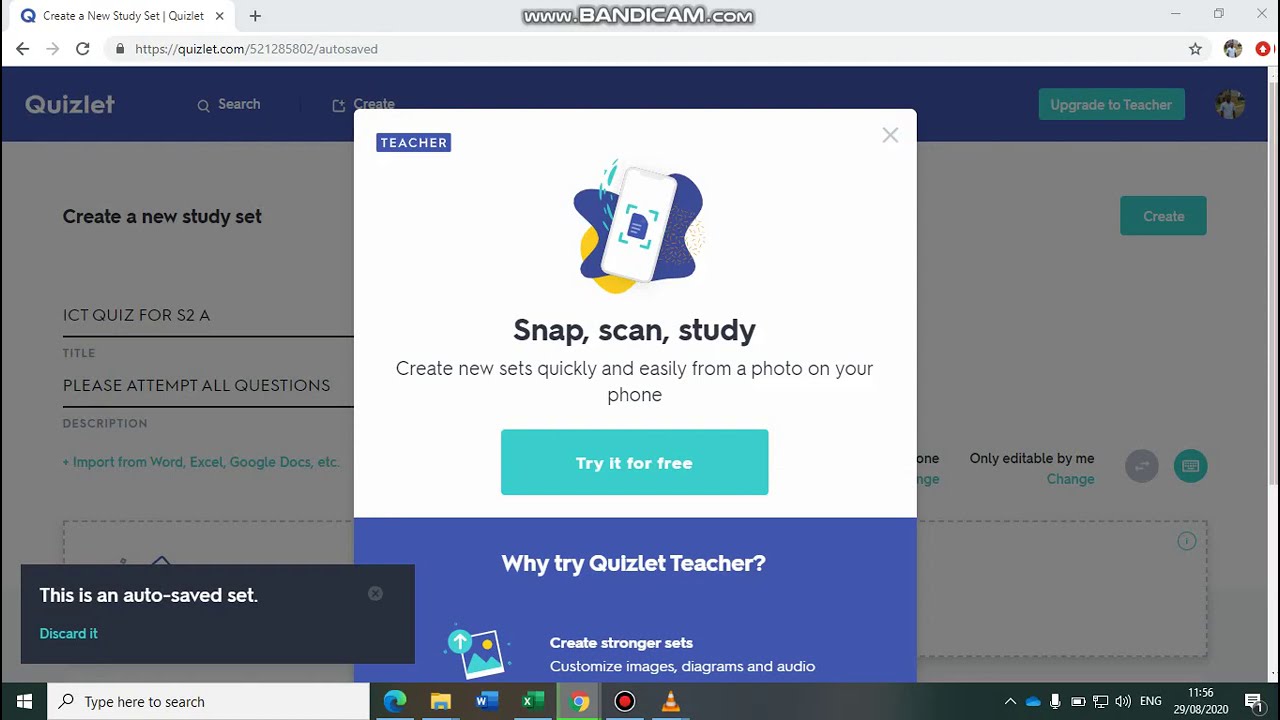 cách tạo trắc nghiệm trên quizlet - reference image