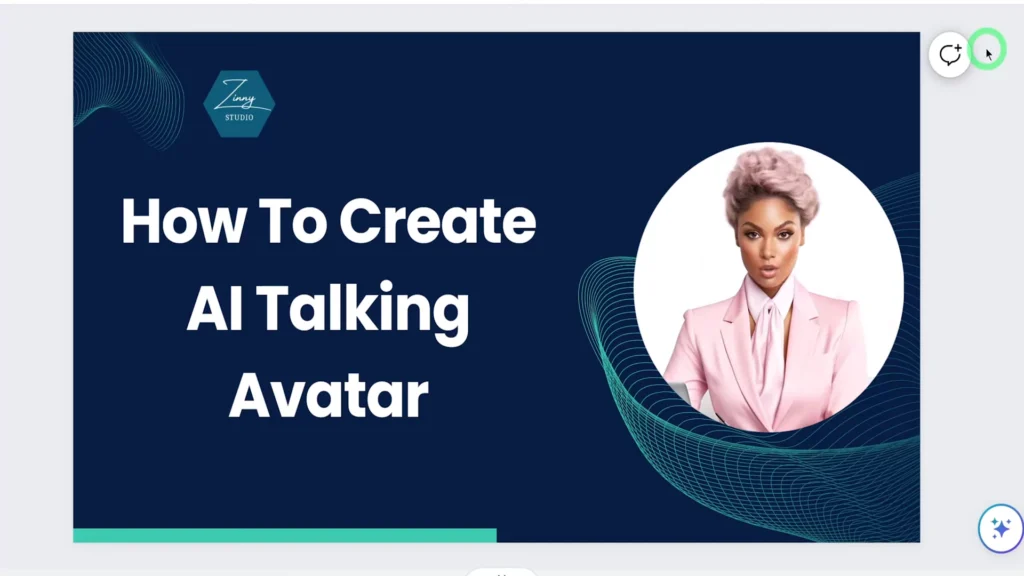 cách tạo nhân vật nói chuyện trong canva - reference image