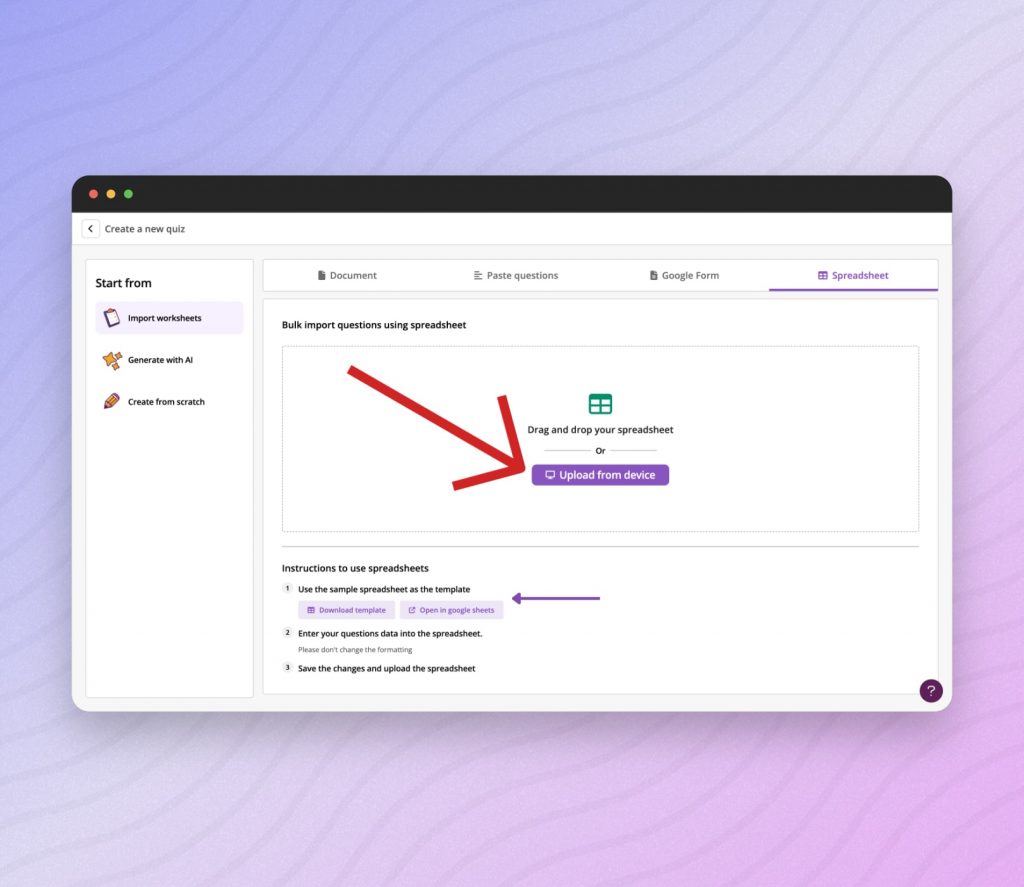 cách tạo quizizz từ file word - reference image