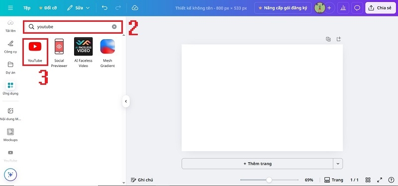 cách chèn video youtube vào canva - reference image