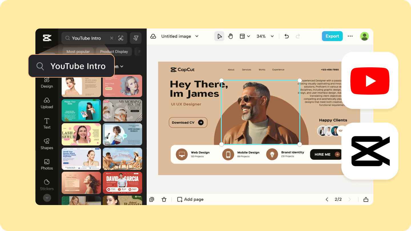 cách làm video giới thiệu thành viên trên capcut - reference image