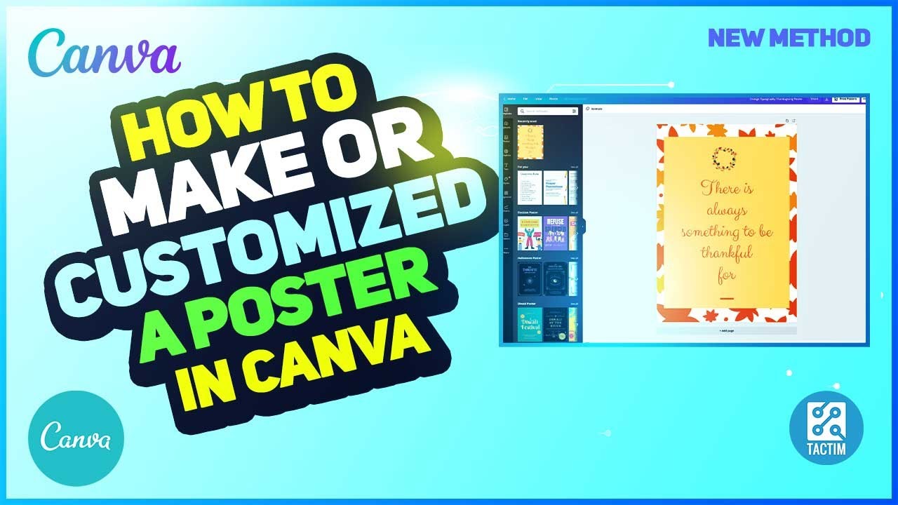 cách làm poster trên canva - reference image