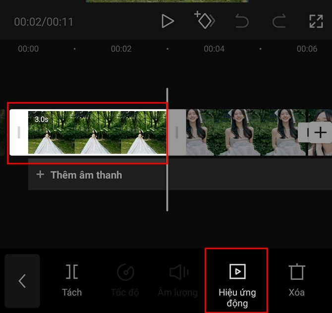 cách làm ảnh đi chuyển trong video capcut - reference image
