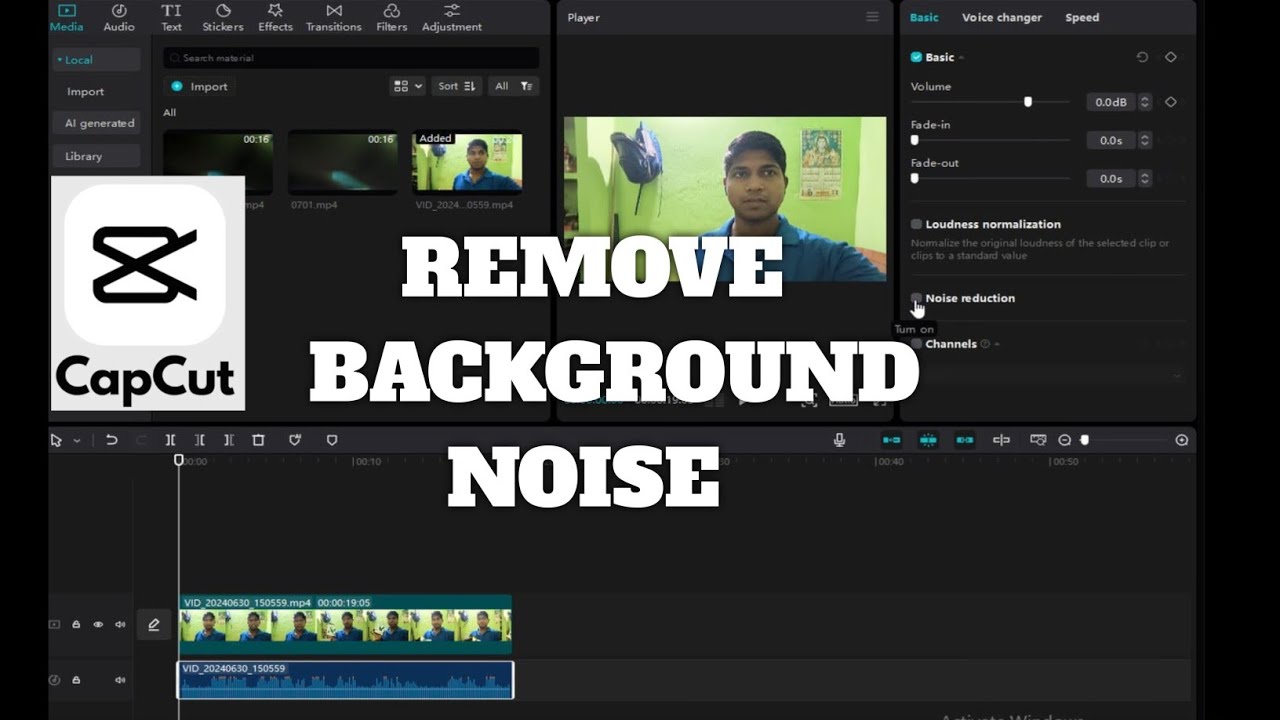 cách lọc tạp âm trong video bằng capcut - reference image