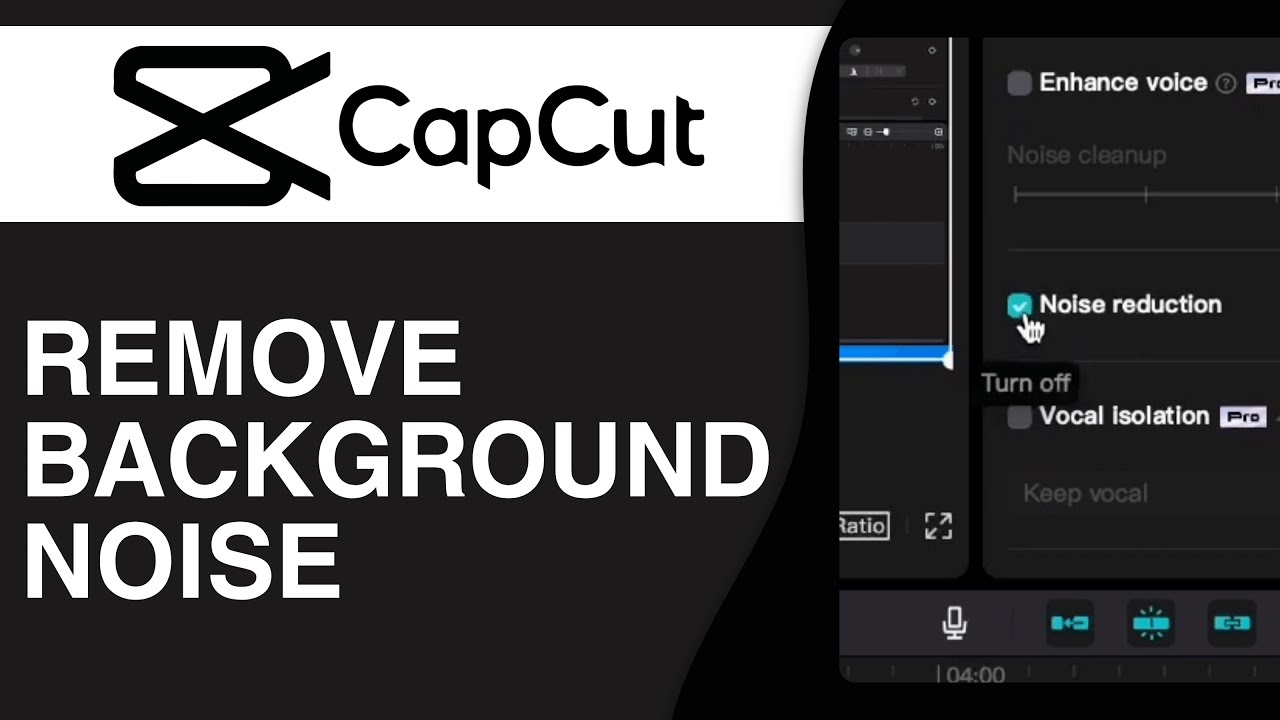 cách lọc tạp âm trong video bằng capcut - reference image