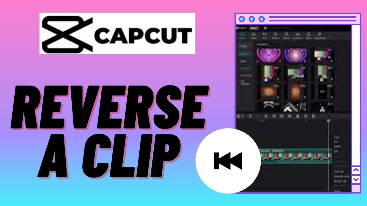 cách lật ngược video trên capcut - reference image