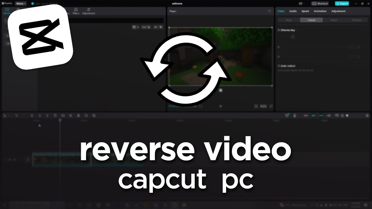 cách lật ngược video trên capcut - reference image
