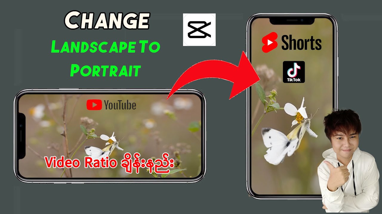 cách xoay video ngang thành dọc trên capcut - reference image