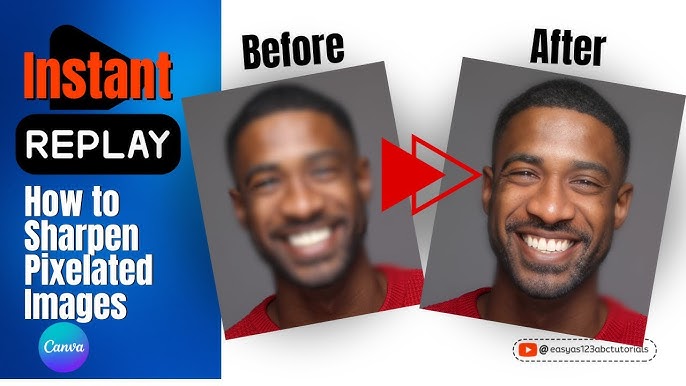 cách làm nét ảnh trên canva - reference image