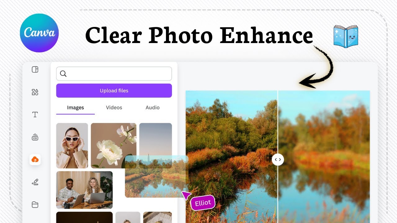 cách làm nét ảnh trên canva - reference image