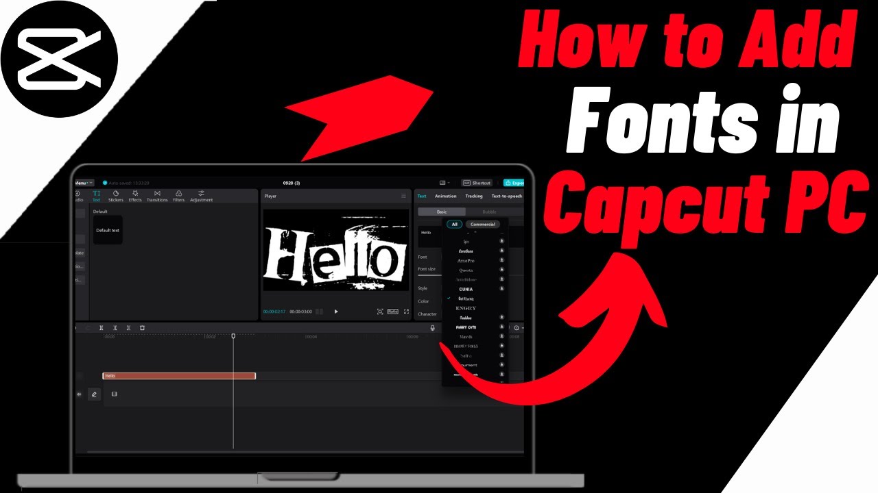 cách tải font chữ lên capcut - reference image