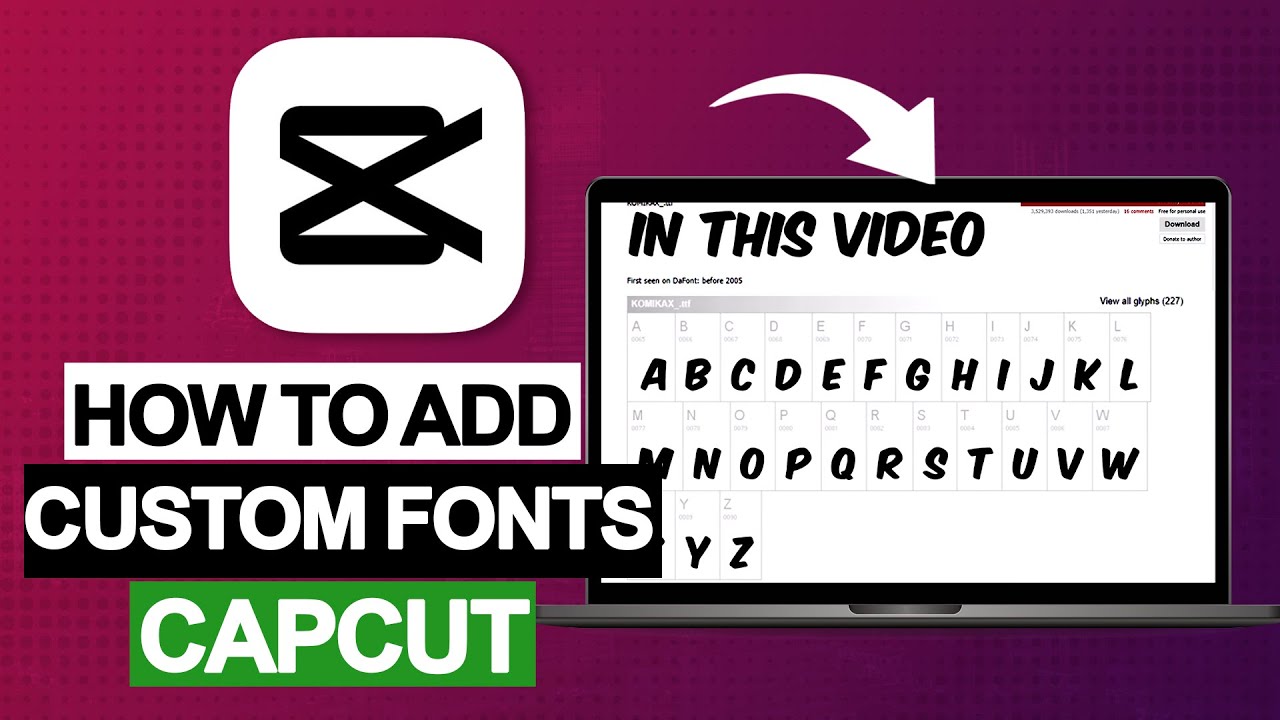 cách tải font chữ lên capcut - reference image