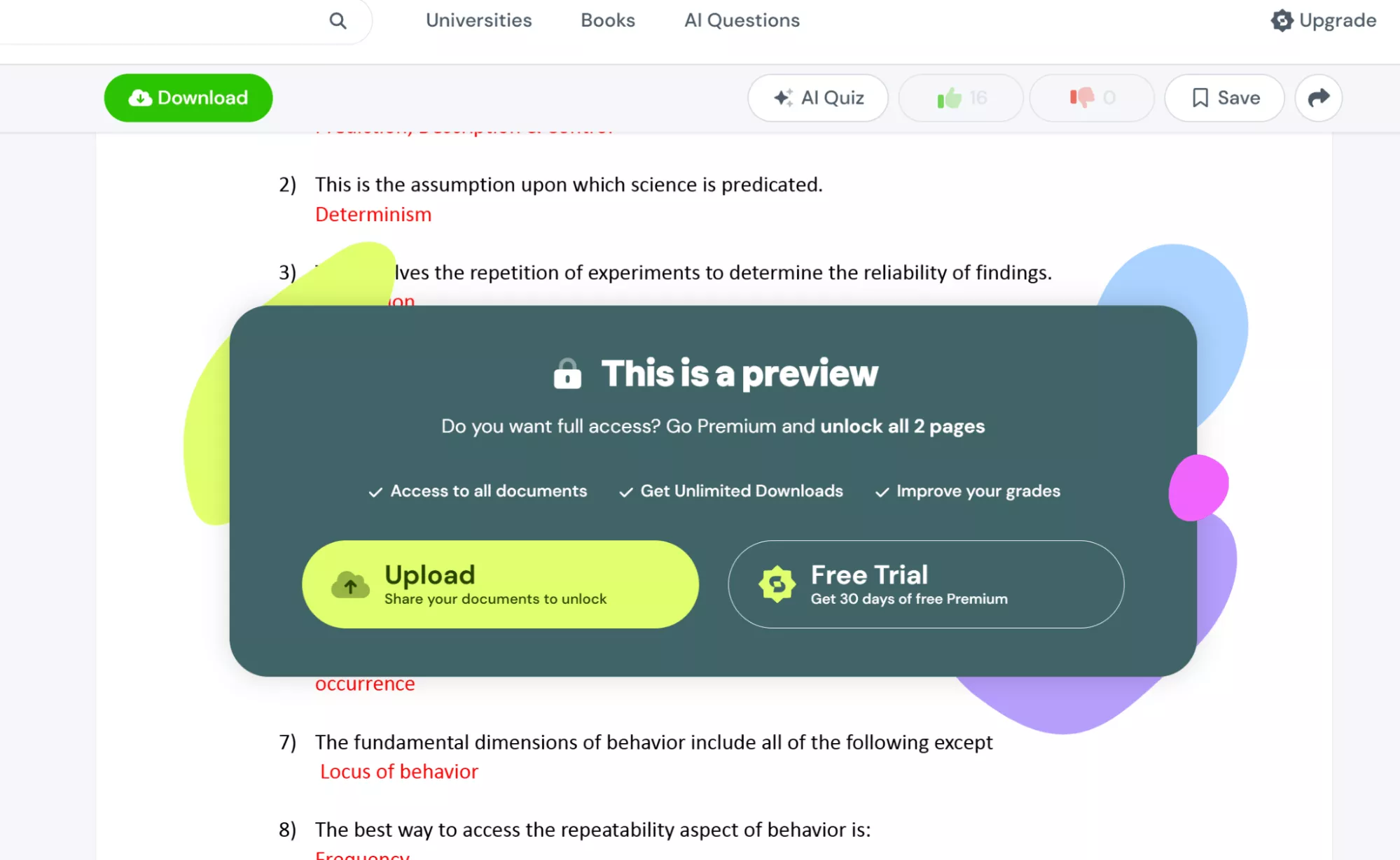 cách sử dụng studocu - reference image