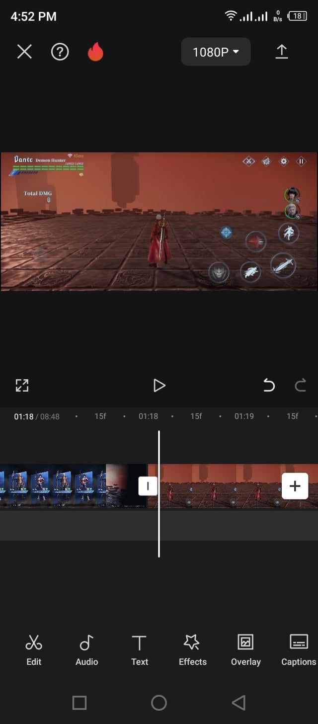 ghép 2 video thành 1 trên capcut - reference image