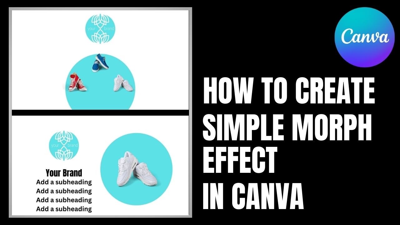 hiệu ứng morph trong canva - reference image