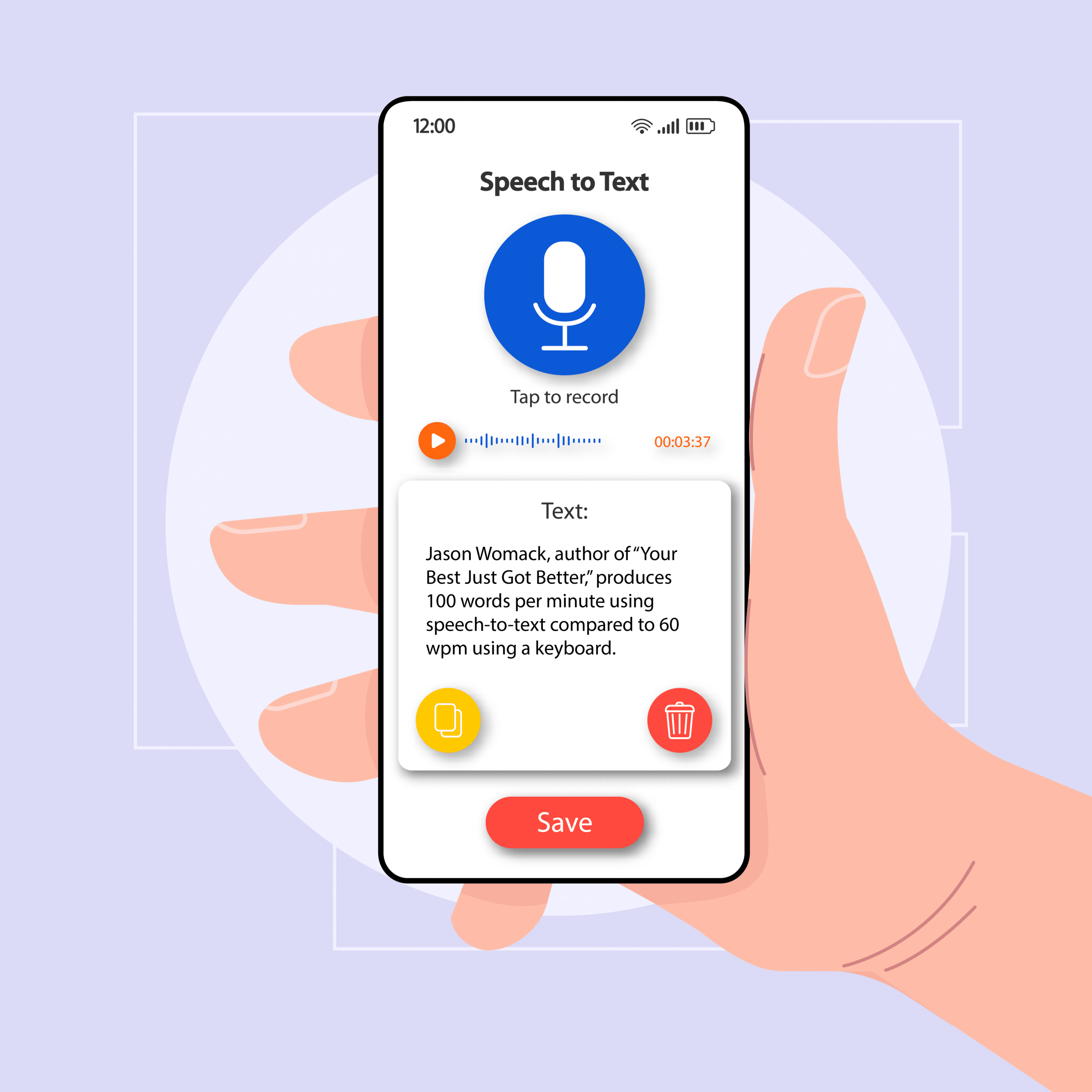 app chuyển giọng nói thành văn bản - reference image