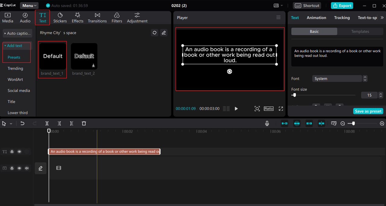 tạo giọng đọc trên capcut pc - reference image